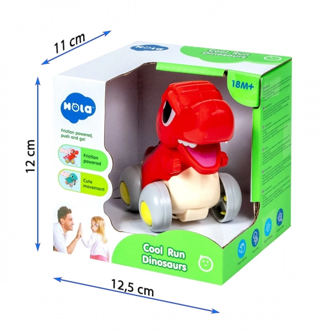 Dinozaur interactiv pe roți