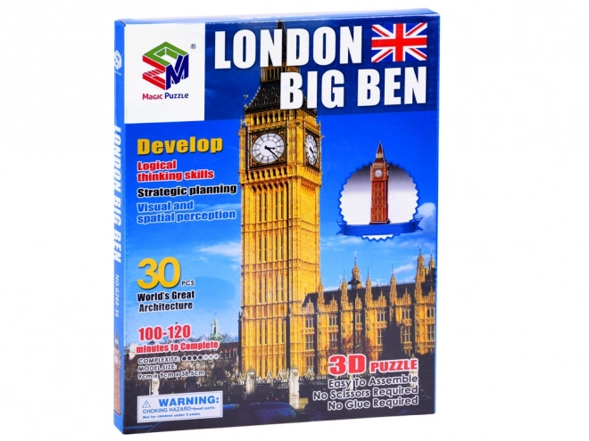 Puzzle 3D Big Ben Londra