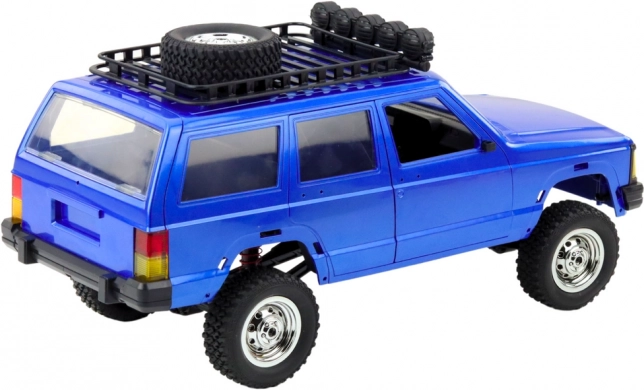 Mașină de curse RC 4x4 MN78 albastră 1:12