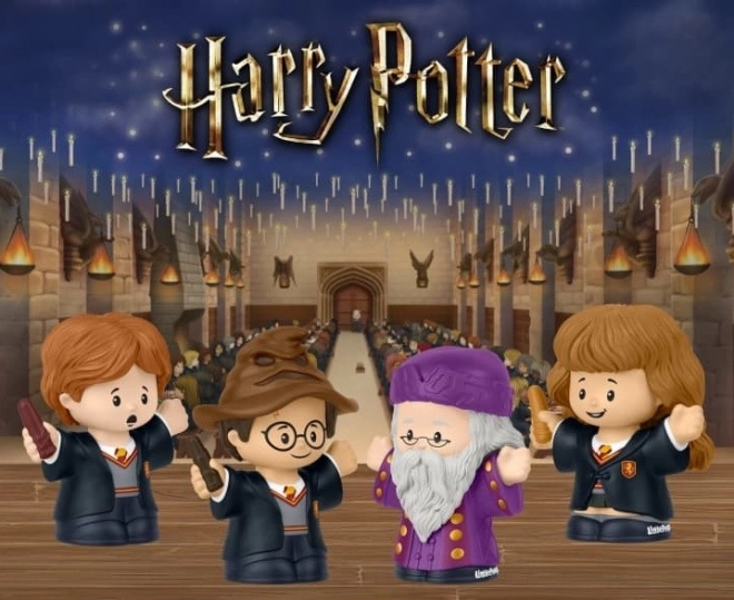 Setul de figurine Little People Harry Potter și Piatra Filosofală