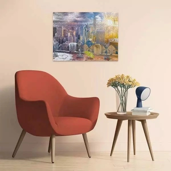 Puzzle Ravensburger 1500 Piese New York Vară și Iarnă