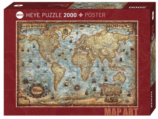 puzzle carte artistică: Svět cu 2000 piese