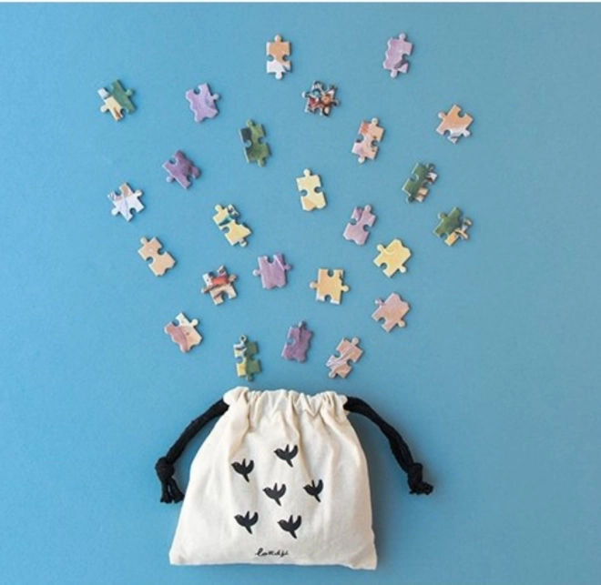 Puzzle de buzunar Londji Unicorn - 100 buc