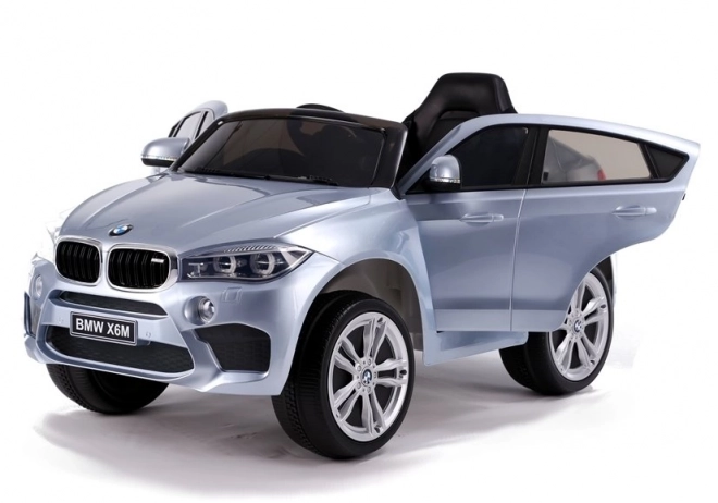 Mașină electrică BMW X6 argintiu lacuit