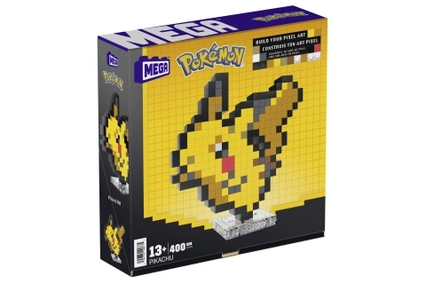 Mega Bloks Pokémon pixel art - Pikachu