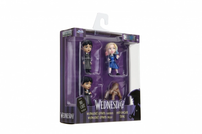 Set figurine metalice Wednesday 4 bucăți