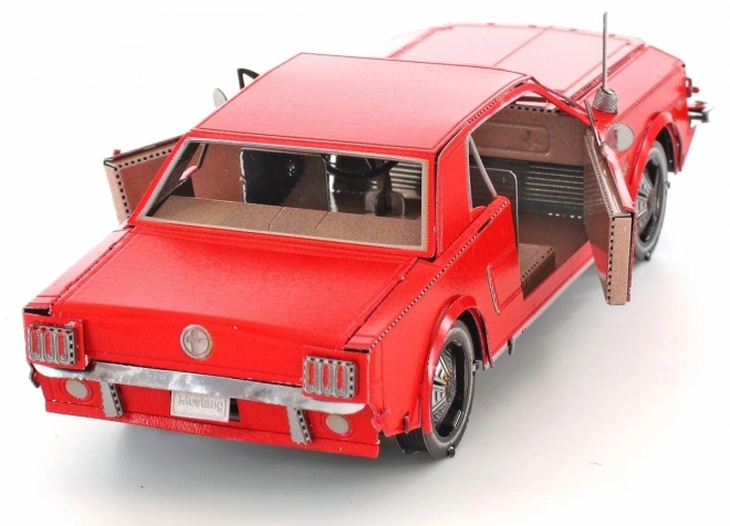 Puzzle 3D Metal Earth Ford Mustang 1965 roșu