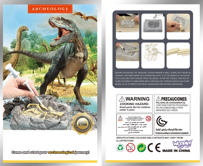Set creativ arheologic dinozaur Woopie