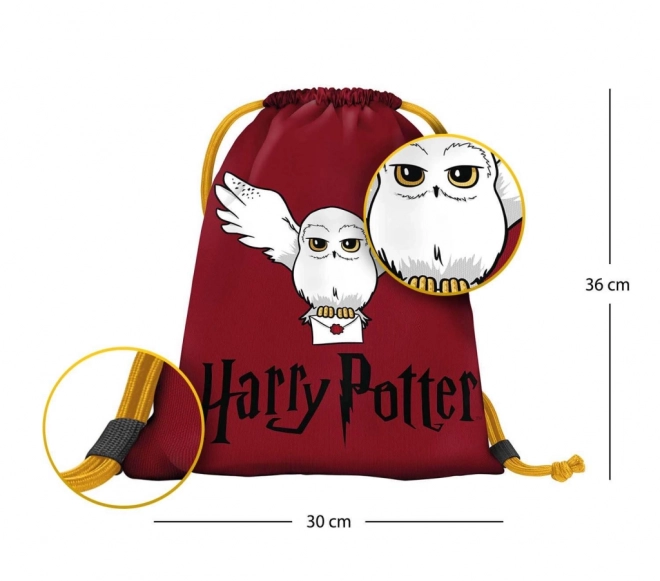 Săculeț pentru preșcolari Harry Potter Hedwig
