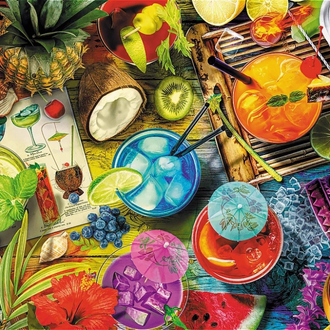 TREFL Puzzle din lemn Cocktails colorate 501 piese