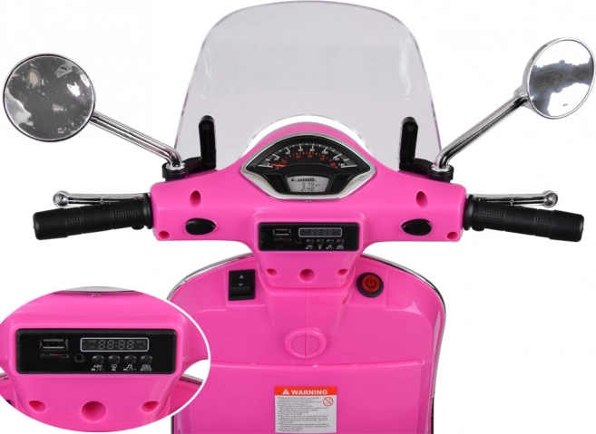 Scuter electric Vespa GTS Super pentru copii – Alb