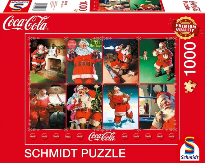 Puzzle Schmidt Moș Crăciun Coca Cola 1000 piese