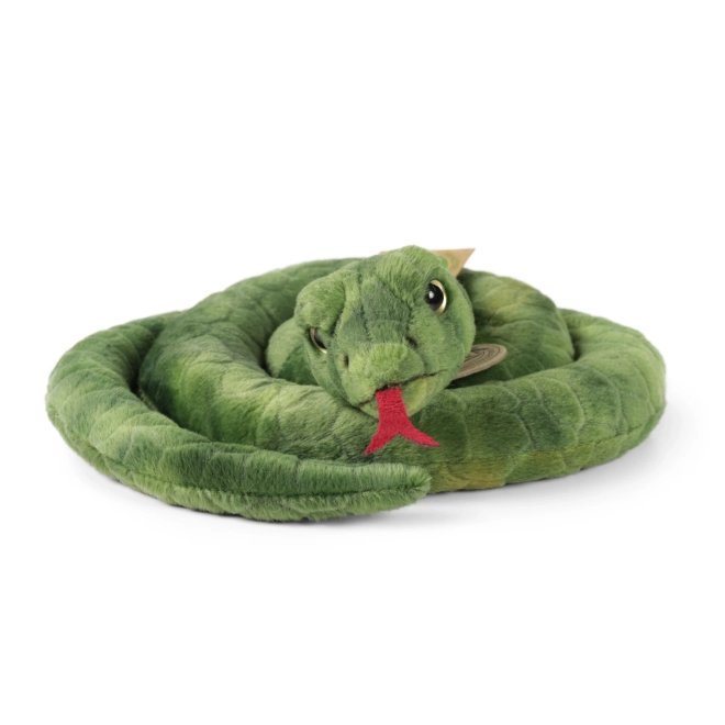Șarpe de pluș verde eco-friendly