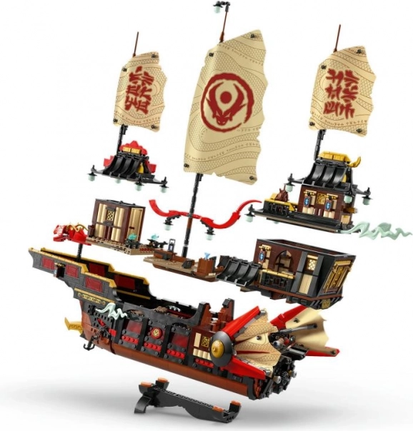 Răsplata templului - LEGO NINJAGO Navă pentru fanii de la 14 ani