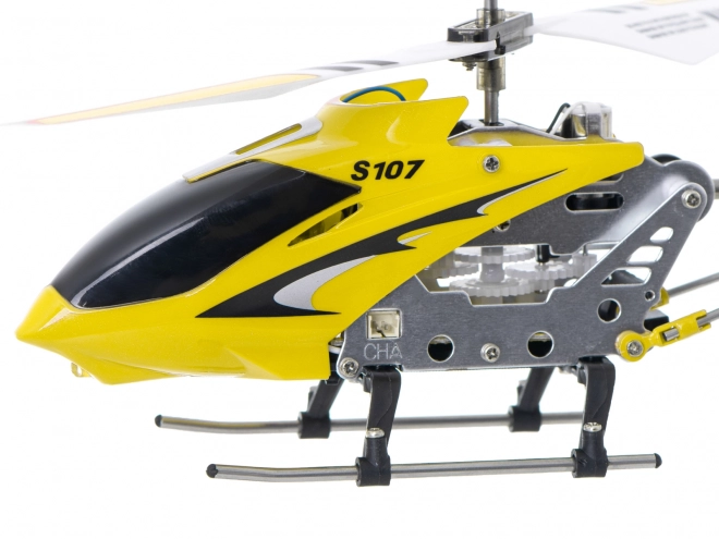 Helicopter RC cu telecomandă Syma albastru – Galben