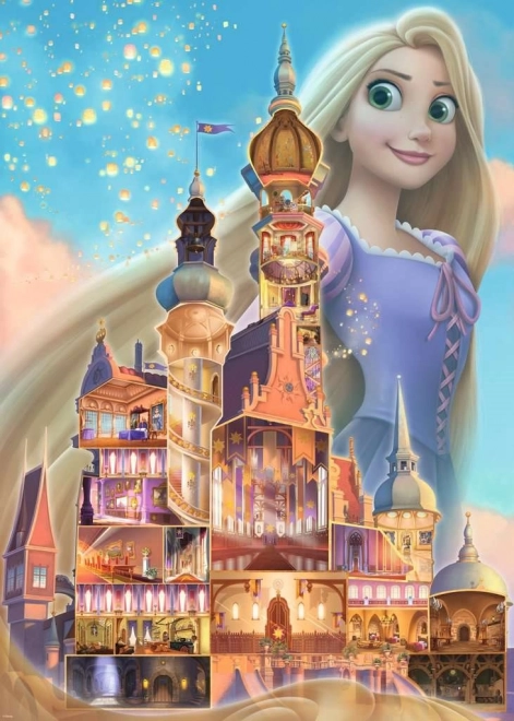 Puzzle Ravensburger Castelul Rapunzel Disney 1000 Piese