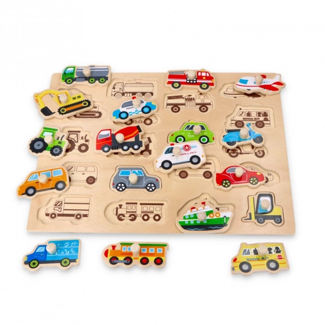 Puzzel din lemn Transport