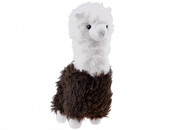 alpaca pufoasă - jucărie de pluș 28 cm – maro