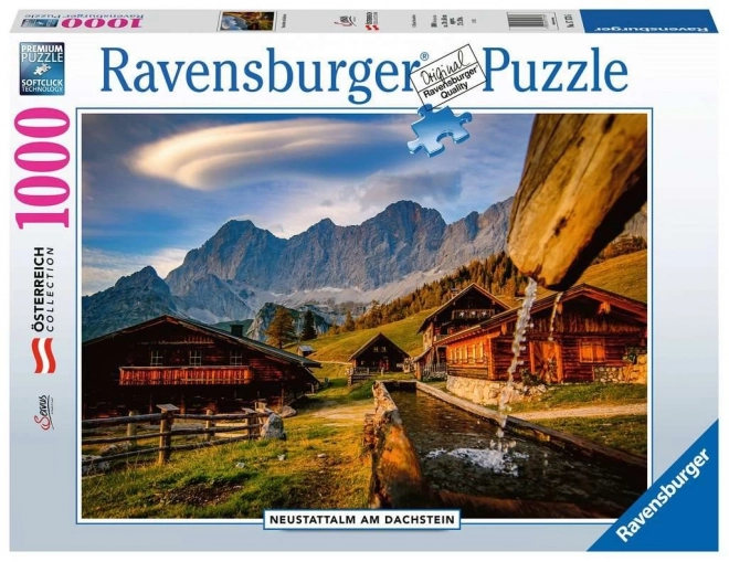 Puzzle peisaj alpin Ravensburger 1000 piese