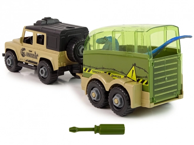 Transporter teren off-road Dinozaur DIY