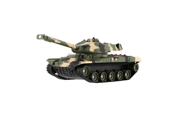 Tank RC din plastic cu sunete și lumină