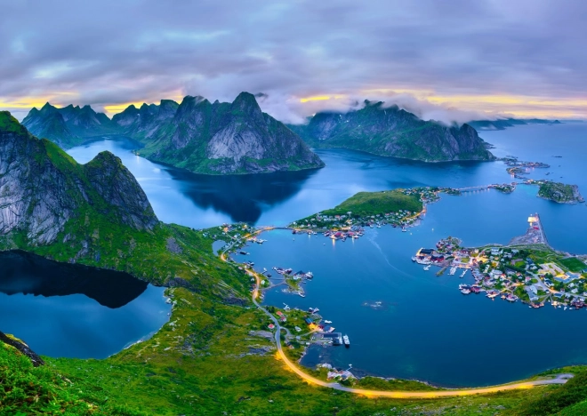 Puzzle Lofoty Norvegia 1000 piese