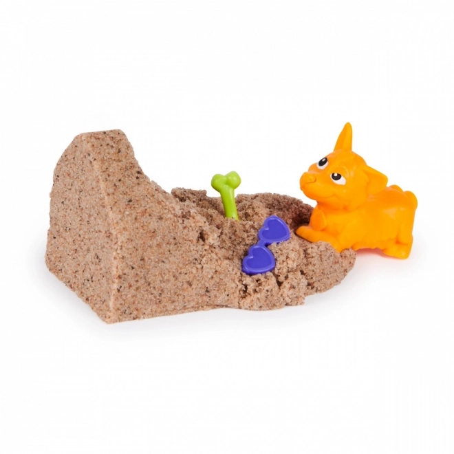 Kinetic Sand cățeluș în cușcă