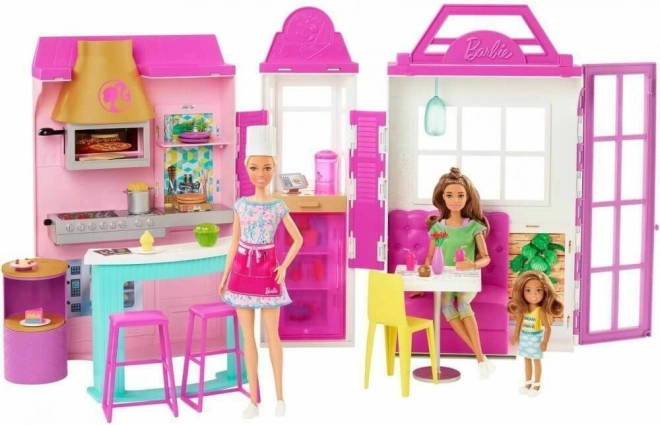 Set de joacă Barbie Bucătarie și Grătar cu Păpușă