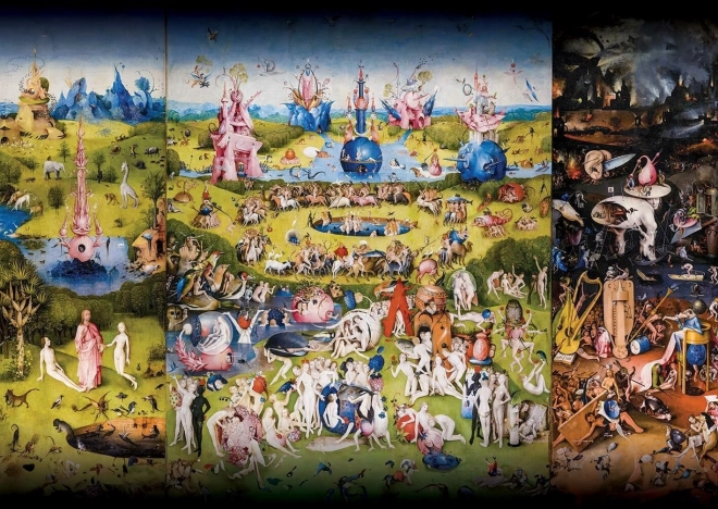 Puzzle muzeu: Grădina desfătărilor lumești - 2000 piese