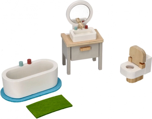 Mobilier pentru căsuța de păpuși Baie