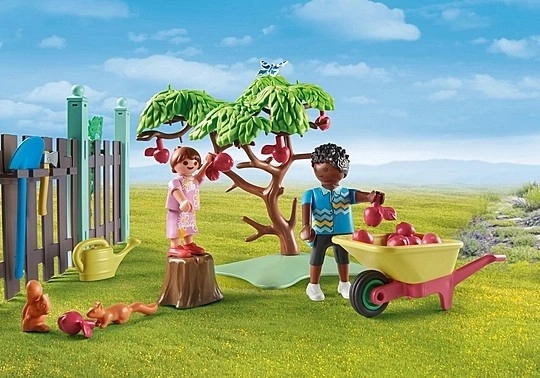 Set de figurine Ferma de păsări în grădina Tiny House