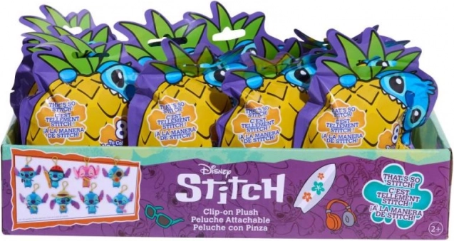 Stitch pluș cu clips (alegere aleatorie)