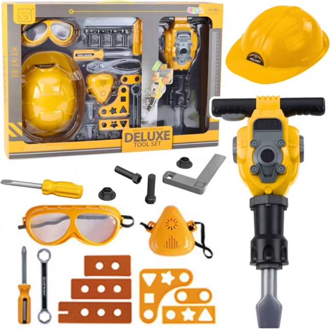 Set de joacă pentru copii cu unelte și ciocan pneumatic