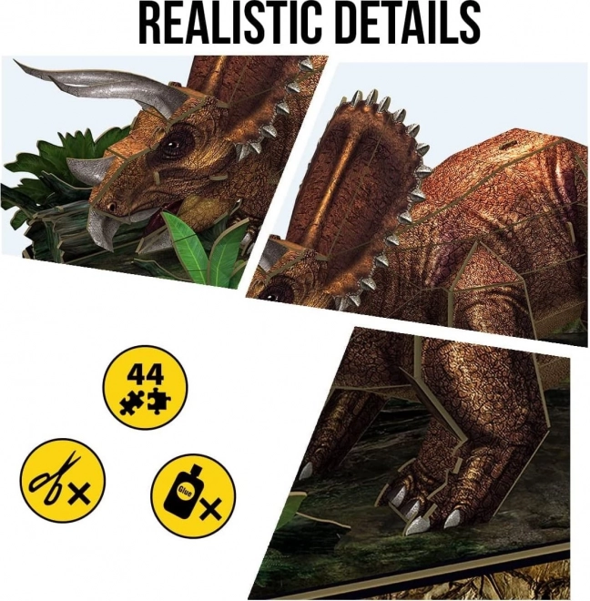 puzzle 3d national geographic - triceratops