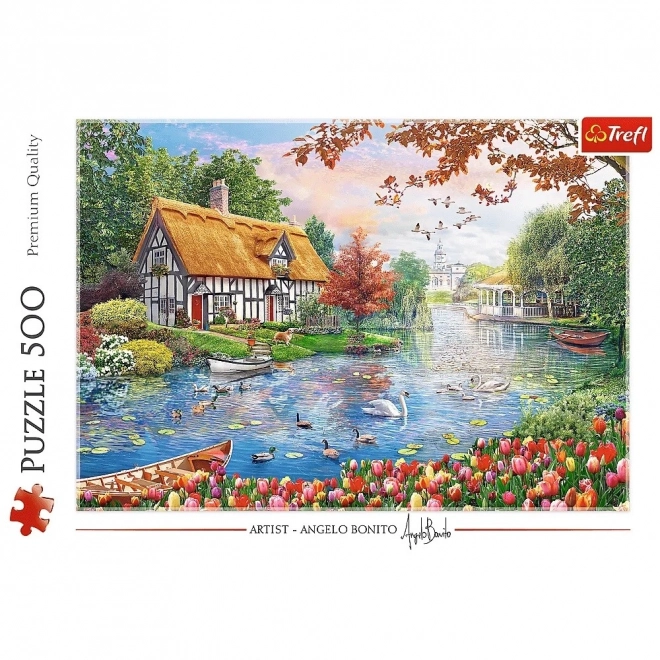 Puzzle Căsuța Liniștită 500 piese