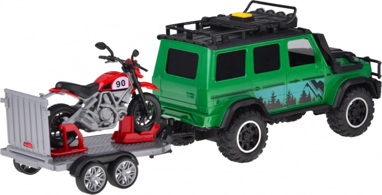 Rampă rabatabilă și transport sigur al motocicletei