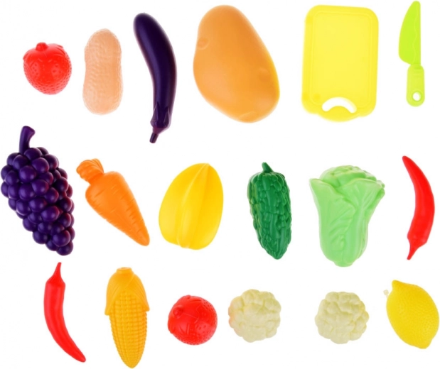 Set variat de fructe și legume