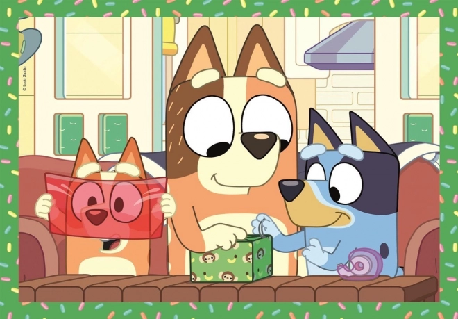 Puzzle Clementoni Bluey set progresiv 4 în 1