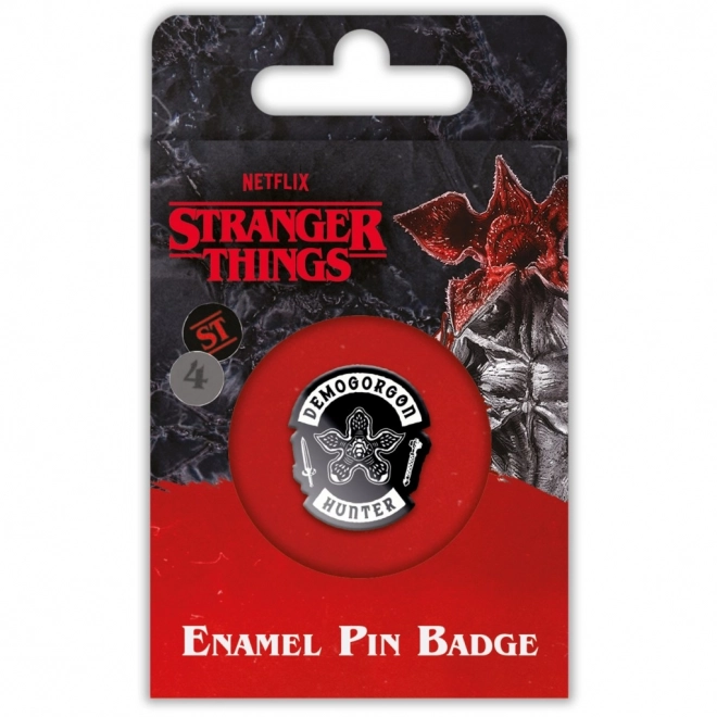 Insigna Stranger Things 4 - Demogorgon