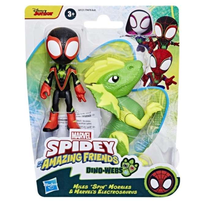 Set figurine Spider-Man Prietenii uimitori și dinozaurii răufăcători