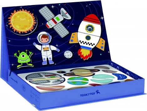 Set de Puzzle Magnetic Spațiu - TOOKY TOY