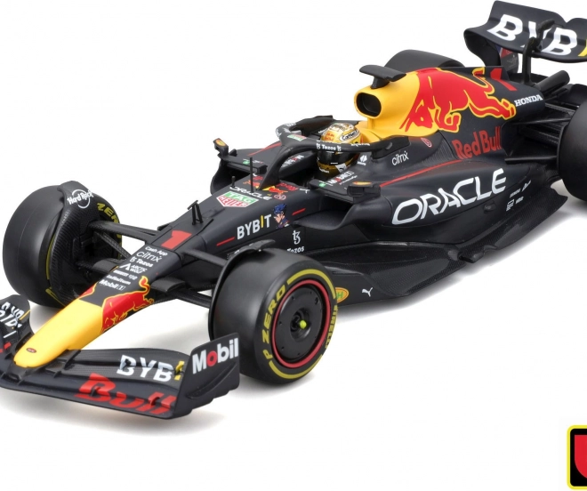 Model metalic Formula 1 Oracle Red Bull Racing RB18 Max Verstappen cu șofer