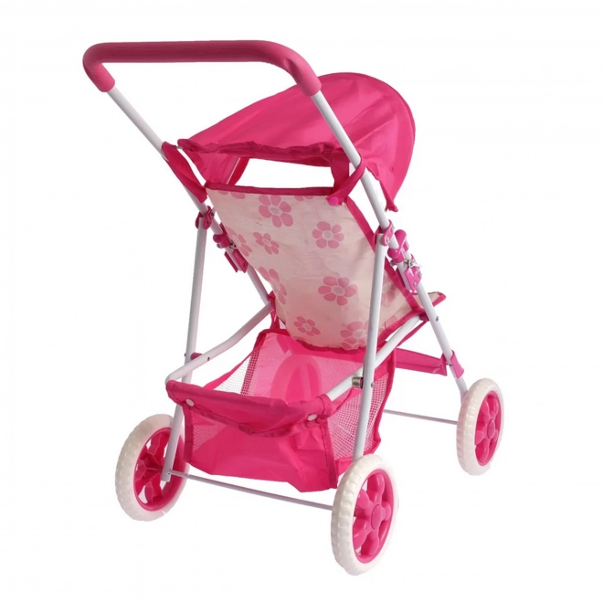Cărucior Woopie Royal pentru păpuși - design floral