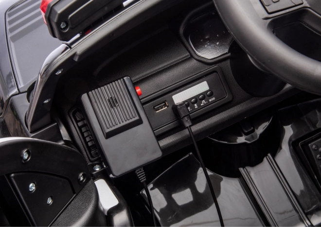 Mașină Electrică pentru Copii Dodge Ram Poliție Negru