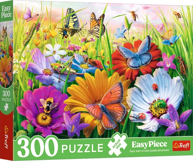 Puzzle 300 EasyPiece - Insecte pe pajiște Trefl
