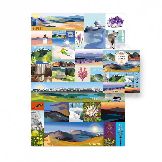 Puzzle Puzzlove Munții Poloniei 1000 de piese