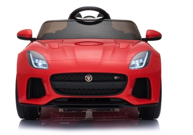 Mașină cu baterie Jaguar F-Type roșu lăcuit