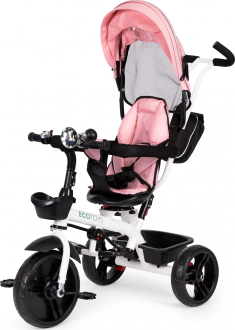 Tricicletă copii cu scaun rotativ 360°