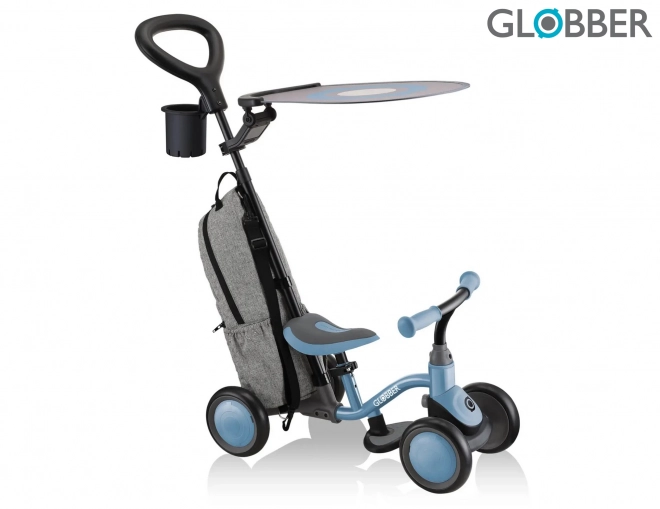 Bicicletă de învățare Globber 3în1 Deluxe - Ash Blue