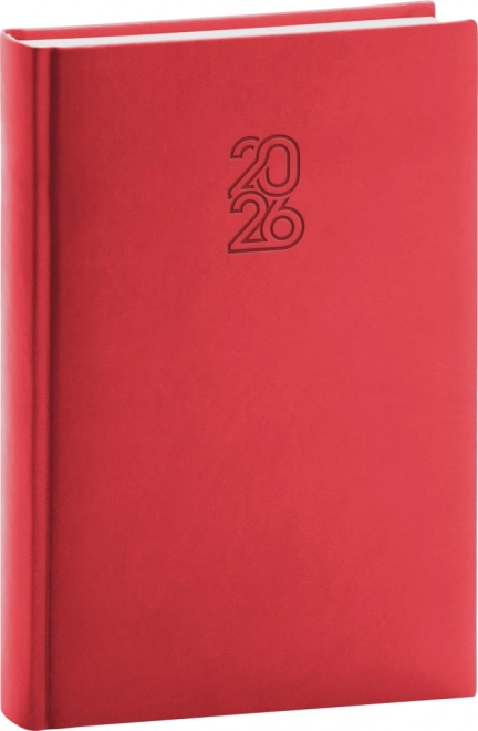 Jurnal zilnic 2026 roșu